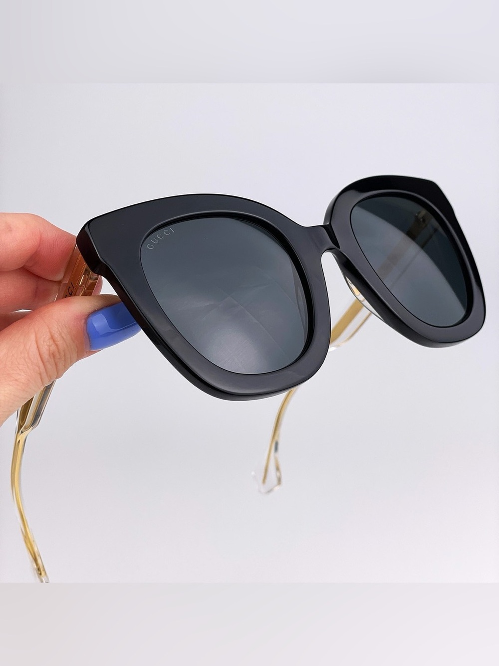 Gucci Black Oversized Sunglasses - GG0564SN